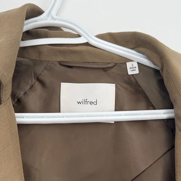 Olive Green Wilfred Phase Trench Coat - Picture 2 of 4